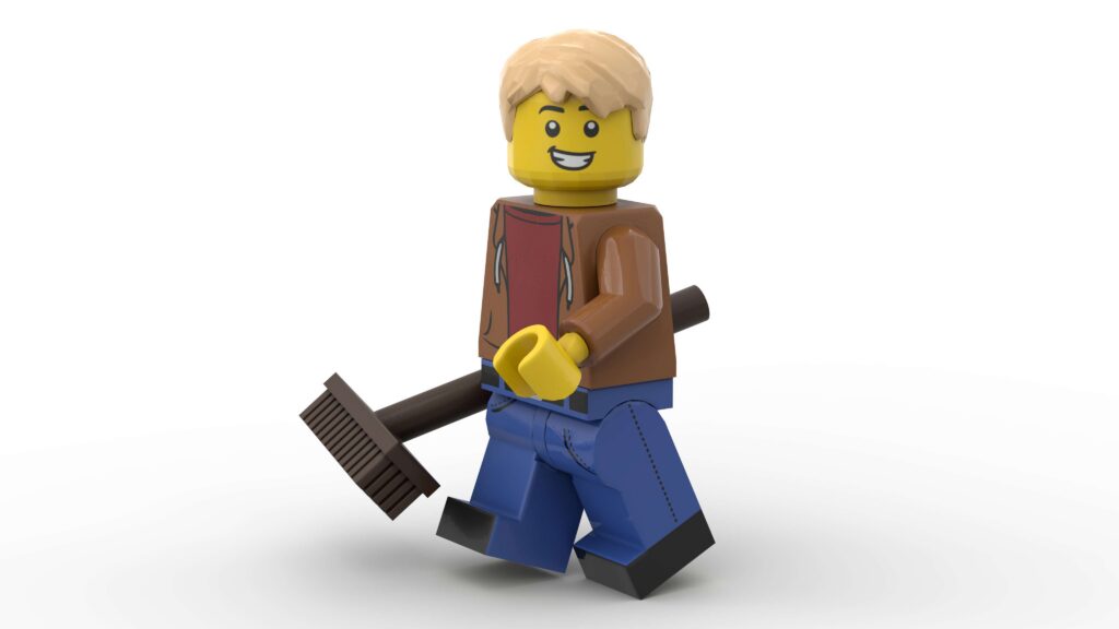 ja z lego sprzataczka 3 4